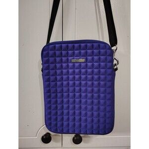 Rebecca Minkoff Crossbody Purple Tablet Case 8 x 10.5" Removable Strap